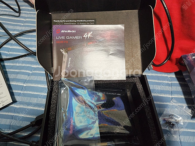 에버미디어 GC573 LIVE GAMER 캡처보드 팝니다.--0